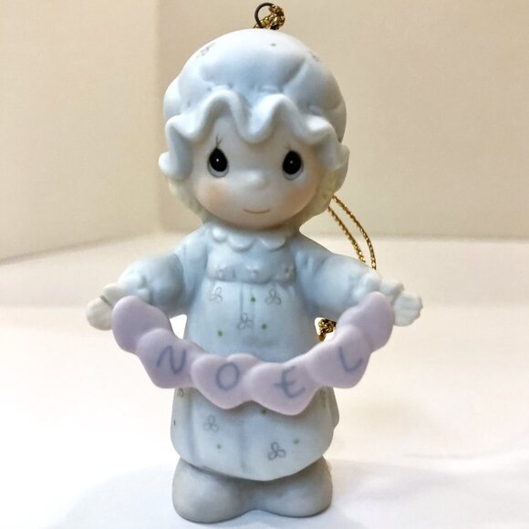 Precious Moments Ornament Granma & Cat Mom & Baby Stroller Touched Hearts Set 3 - Picture 10 of 13